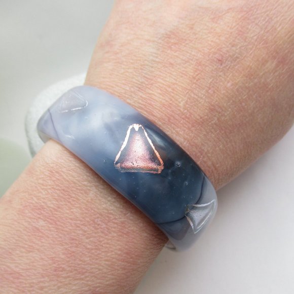 Fused Glass Cuff Bracelet - Picture 15 of 15